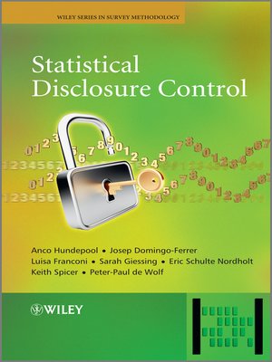 cover image of Statistical Disclosure Control